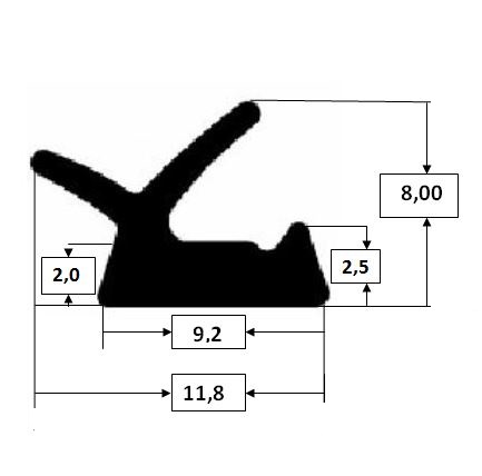 Gealan window frame seal 9111 TPE