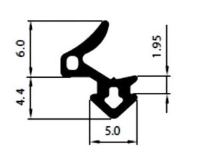 Gealan window lip seal G - 1000 TPE