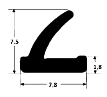 Wooden window seals FR 0538