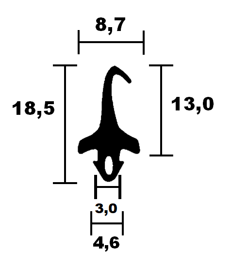 Gealan window frame seal 1211 TPE