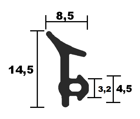 KBE Windows - Frame seal 0754 TPE