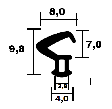 HAPA window seal 8897 TPE