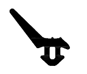 Weru window stop seal 1704 TPE