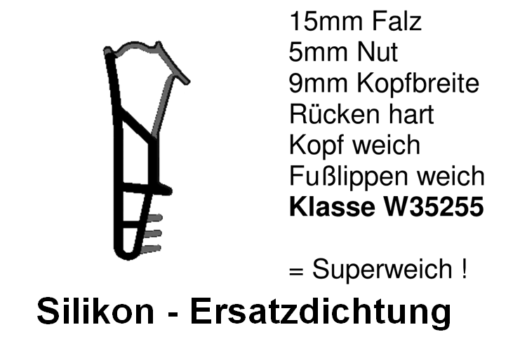 Wooden window seal soft HO - FS - 0155