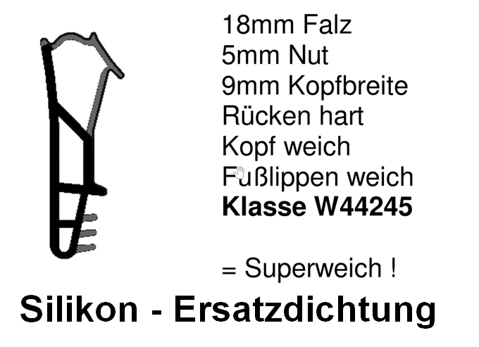 Wooden window seal soft HO - FS - 0185