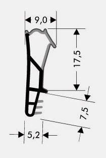 Wooden window seal soft HO - FS - 0185