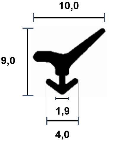 Rehau window sash seal 8441 TPE