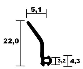 Roplasto window 0067 TPE frame seal