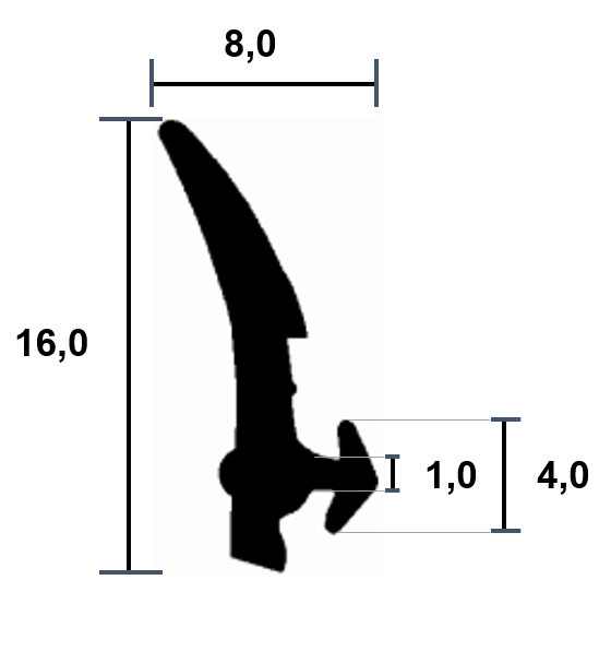 Window frame seal 0221 TPE