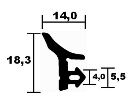 KBE window frame seal 6831 TPE