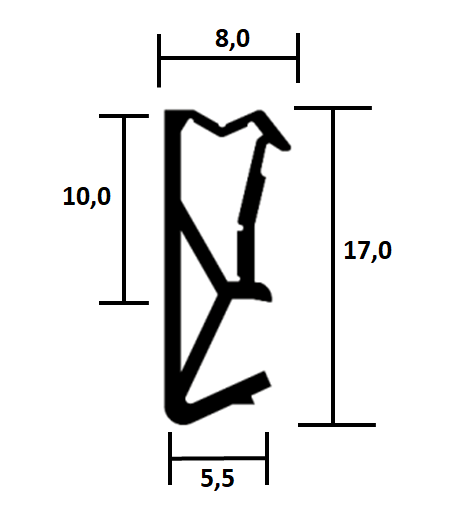 Wooden window seals DT 1045