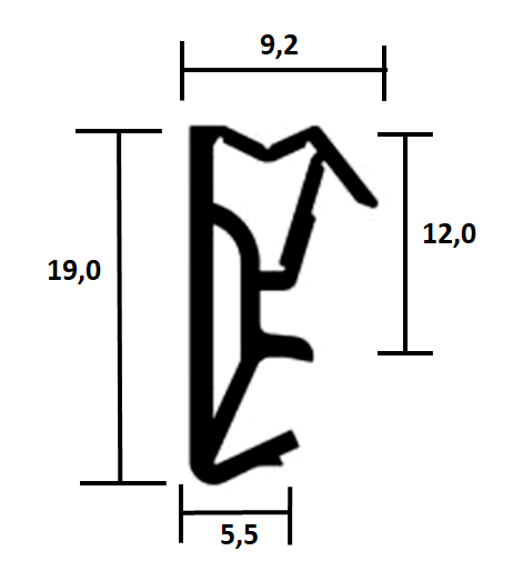 Wooden window seals DT 1245