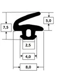 Window seals 1231 TPE - Lip seal