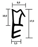 Wooden window seal TPE FR 0011