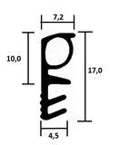 Wooden window seal TPE FR 0007
