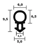 Weru window hose seal TPE 1352