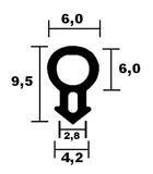 Window seals 0958 TPE hose seal
