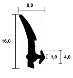 Window frame seal 0221 TPE